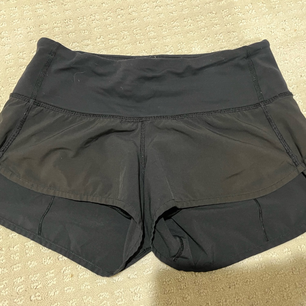 Black Athletic Lululemon Shorts